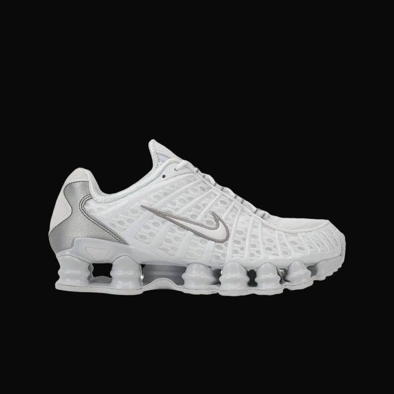 Nike Shox TL White Metallic Silver