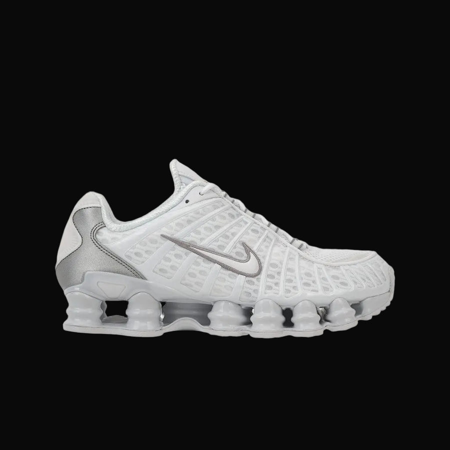 Nike Shox TL White Metallic Silver